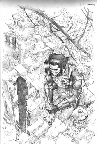 Wolverine u hrobu Mariko :(